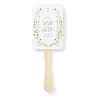 Sage Green Wildflower Rustic Boho Wedding Program