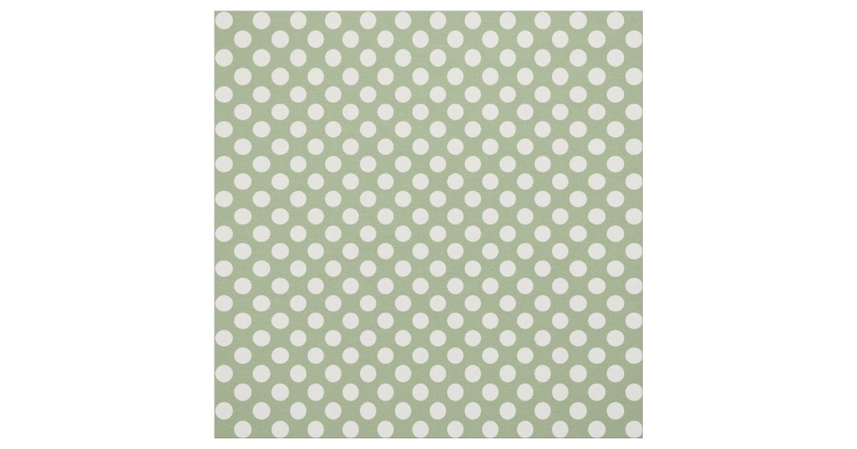 sage green polka dots