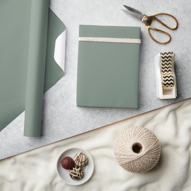 Sage Green Wrapping Paper (Crafts)