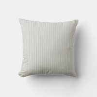 Sage Grey Cream Stripe Minimalist Pattern