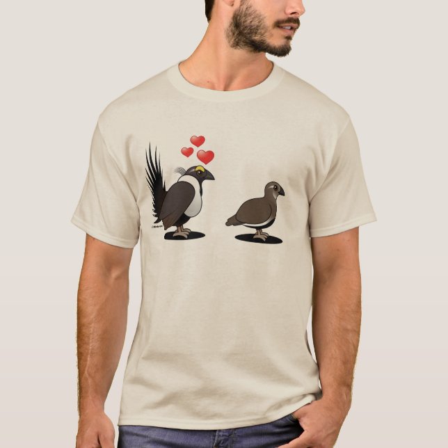 Sage Grouse Love T-Shirt (Front)