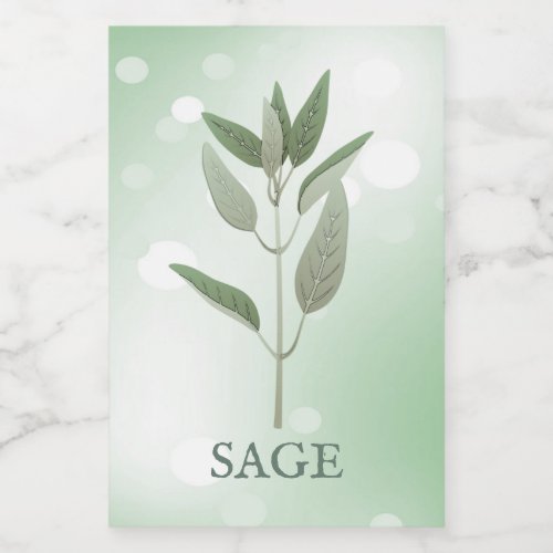 Sage Herbs Label