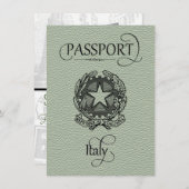 Sage Italy Passport Save the Date (Front/Back)