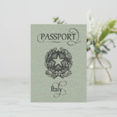 Sage Italy Passport Save the Date (Standing Front)