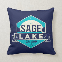 Sage Lake Emblem Navy