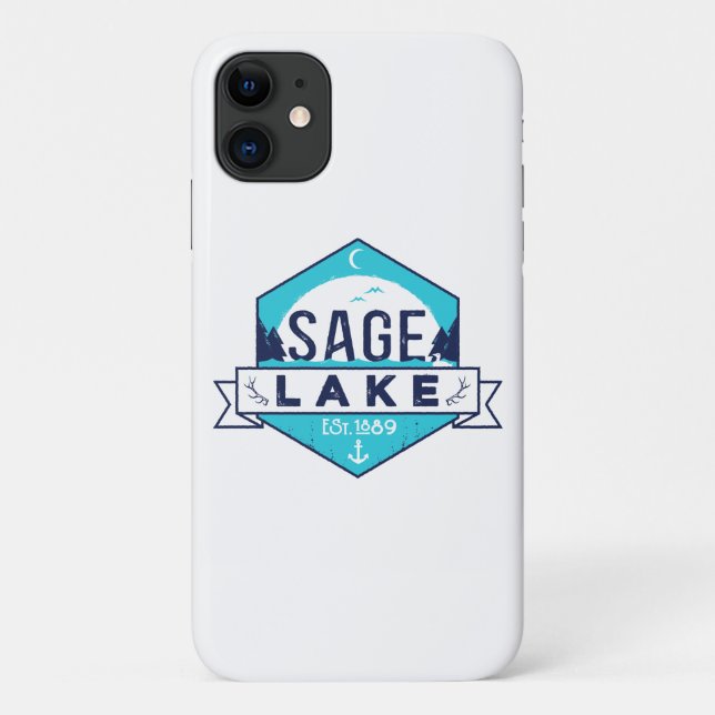 Sage Lake iPhone 11 Case (Back)