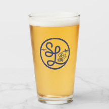 Sage Lake Seal Pint Glass