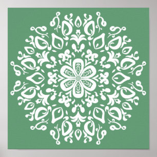 Sage Mandala Poster