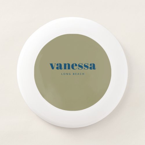 Sage Meadow Minimal Modern Classic Name Wham-O Frisbee