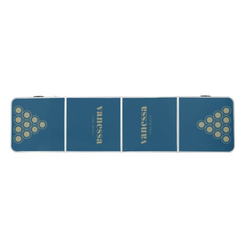 Sage Meadow Reverse Minimal Modern Classic Name Beer Pong Table