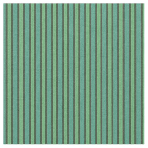 Sage, Mint & Charcoal Vertical Stripes Fabric