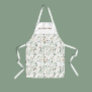 Sage modern minimal botanical elegant personalized apron