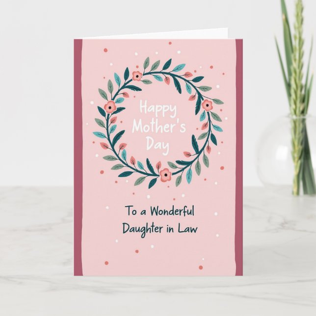 Sage Mothers Day Daughter Card (Front)