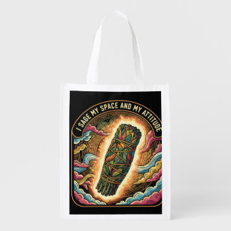 Sage My Space and My Attitude Smudging Cleansing A Grocery Bag