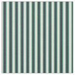  Sage, Navy &amp; White Classic Vertical Stripes Fabric