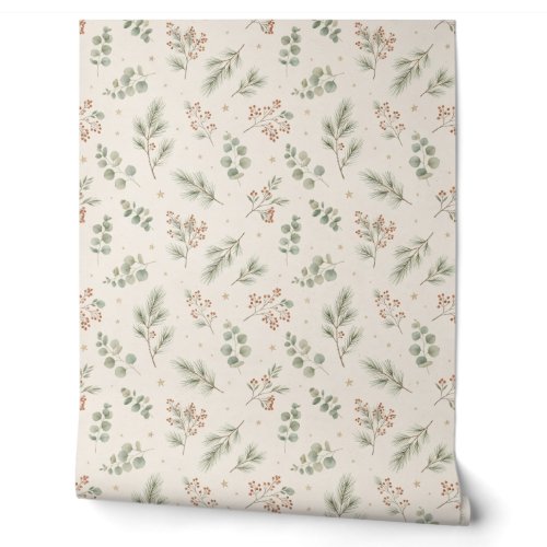 Sage Noel Botanical Peel and Stick Wallpaper