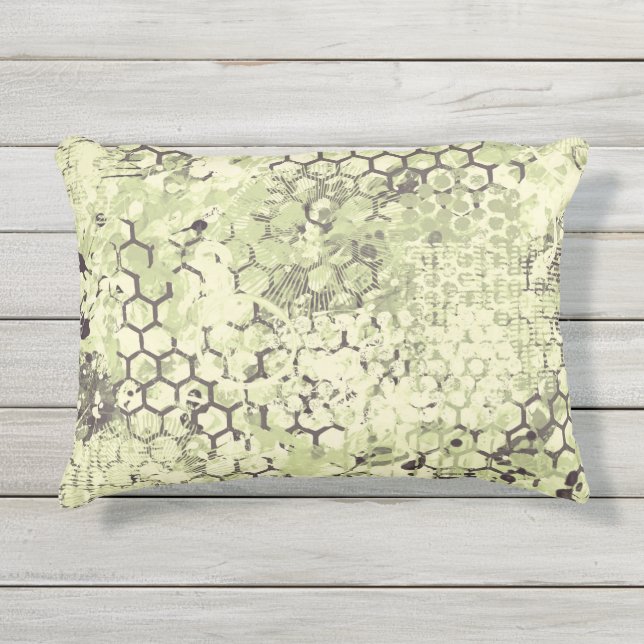 Sage Odyssey Outdoor Pillow (Front)