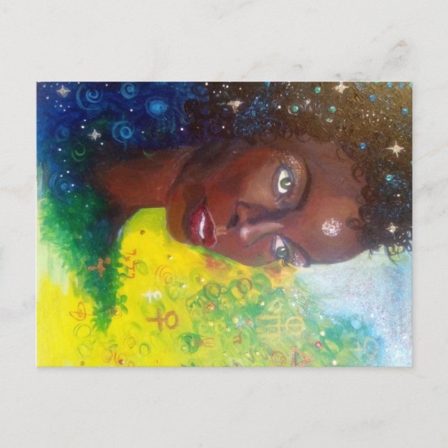Sage of the Stars -Saraswati Postcard (Front)
