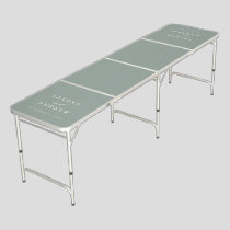 Sage Olive Green Wedding Personalized Regulation Beer Pong Table