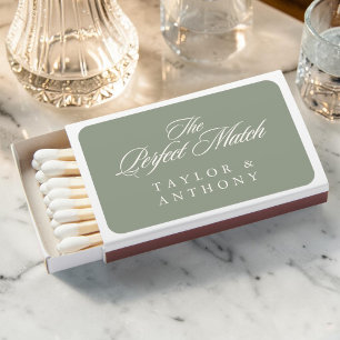 Sage Personalized Wedding Favors The Perfect Match