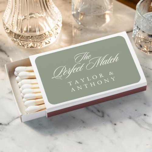 Sage Personalized Wedding Favors The Perfect Match