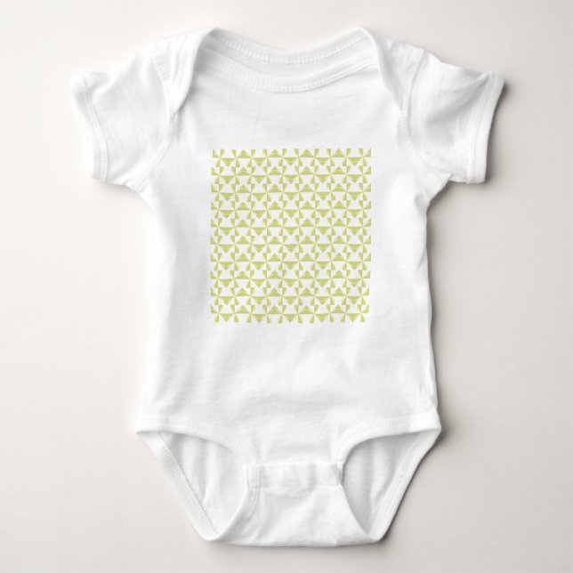 Sage Pinwheels Baby Bodysuit (Front)