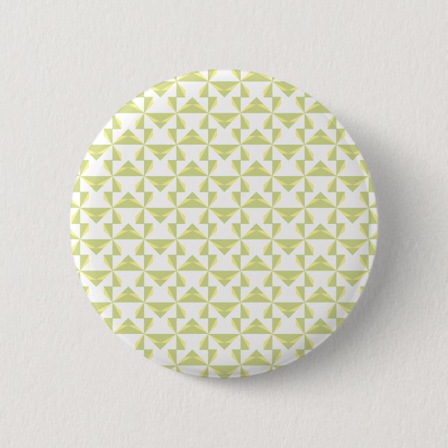 Sage Pinwheels Button (Front)