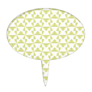 Sage Pinwheels Cake Topper