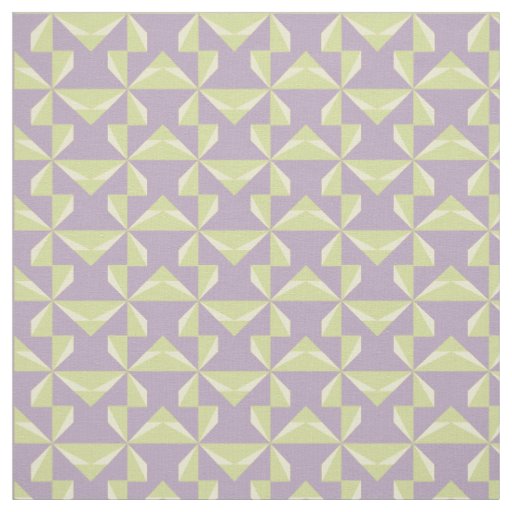 Sage Pinwheels on Plum Purple Fabric
