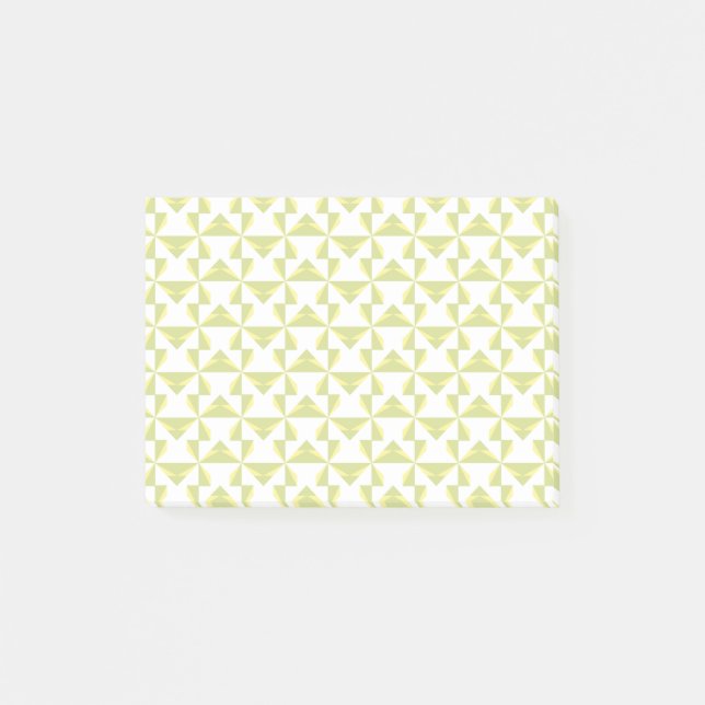 Sage Pinwheels Post-it Notes (Front)