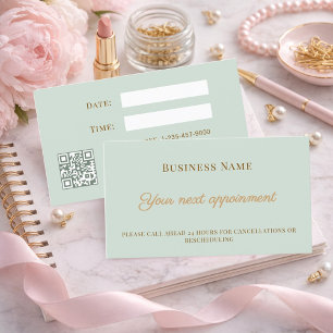 Sage QR business customer client appointment card