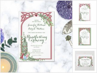 Sage & Rose Herbal Crystal Handfasting