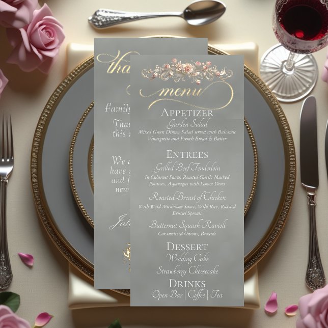 Sage - Roses, Heart & Thank You Menu (Creator Uploaded)