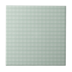 Sage Silver Soft Check Ceramic Tile