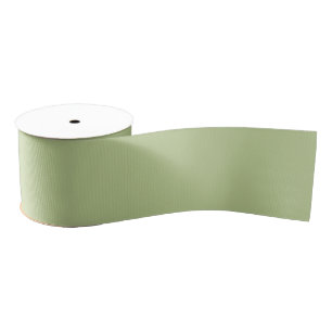 Sage Solid Color Grosgrain Ribbon