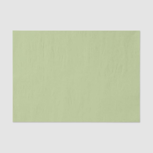 Sage Solid Color Tissue Paper (Front)