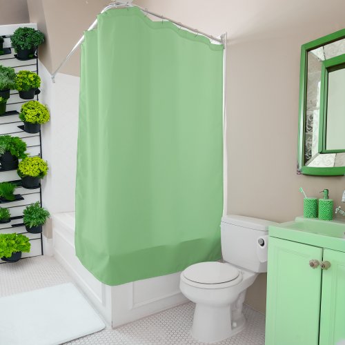 Sage  Solid Uniform Color Shower Curtain