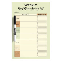 Sage Weekly Meal Plan & Grocery List -