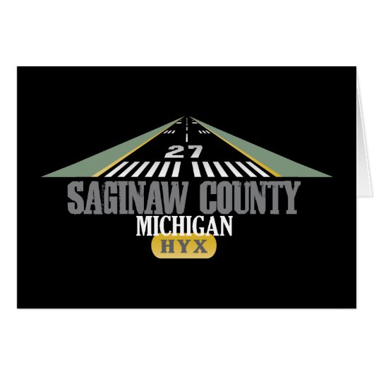 Saginaw County - Airport Runway (Front Horizontal)