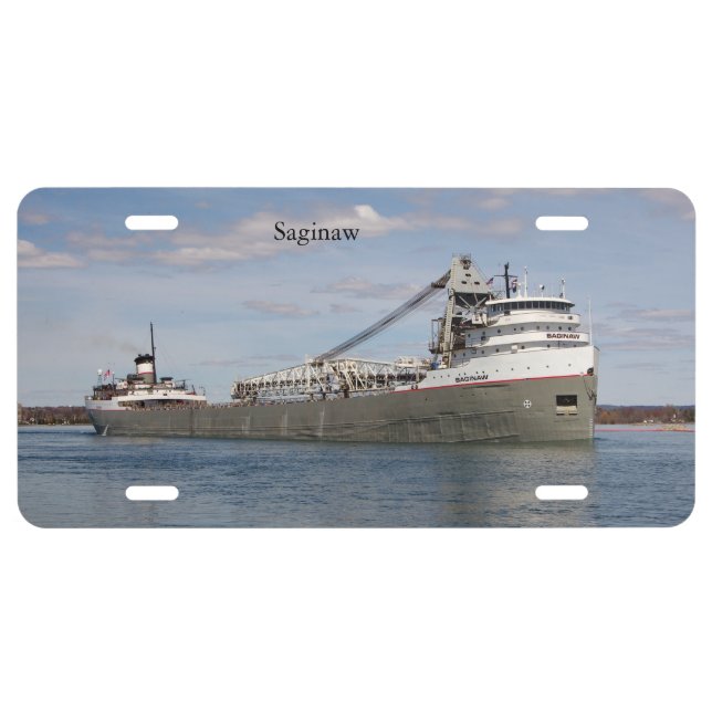 Saginaw License Plate (Front)