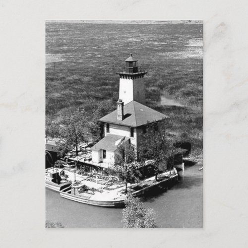 Saginaw River Rear Range Lighthouse Postcard