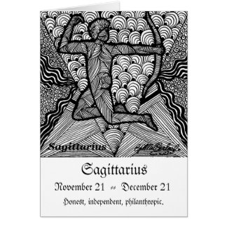 Sagittarious (Zodiac sign) Cards