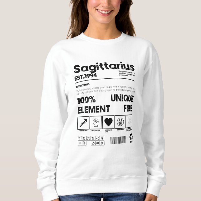 Sagittarius 1994 sweatshirt (Front)