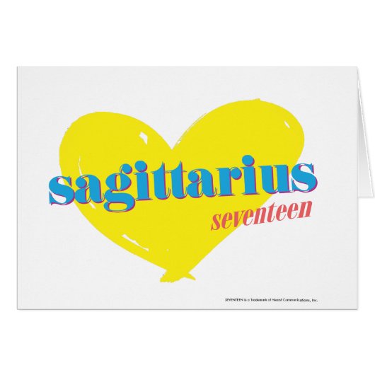 Sagittarius 3 cards (Front Horizontal)