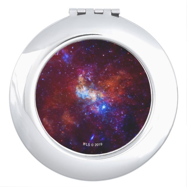 Sagittarius A Milky Way Galaxy Image Compact Mirror (Front)