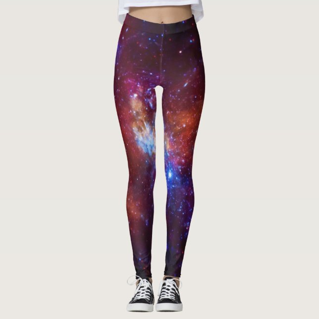 Sagittarius A Milky Way Galaxy Image Leggings (Front)