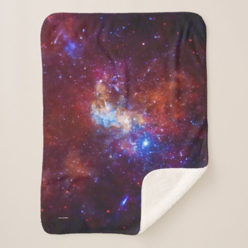 Sagittarius A Milky Way Galaxy Image Sherpa Blanket