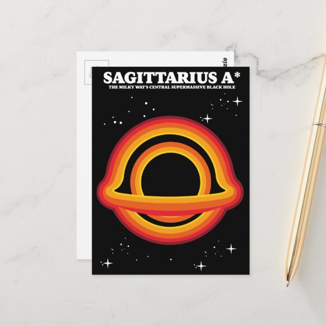 Sagittarius A* Postcard (Front/Back In Situ)