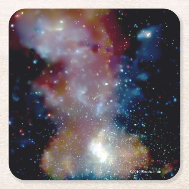 Sagittarius A Square Paper Coaster (Front)