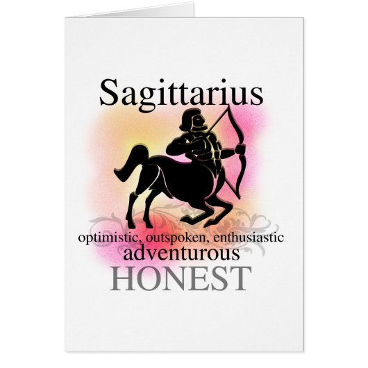 Sagittarius About You Cards (Front)